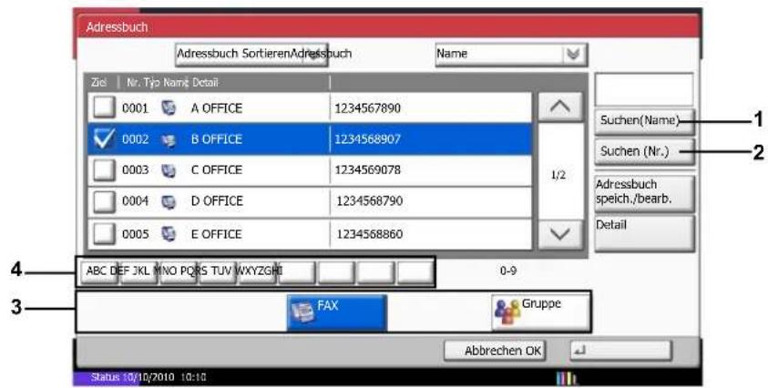 Utax CD 1445 - Ziel suchen - 1