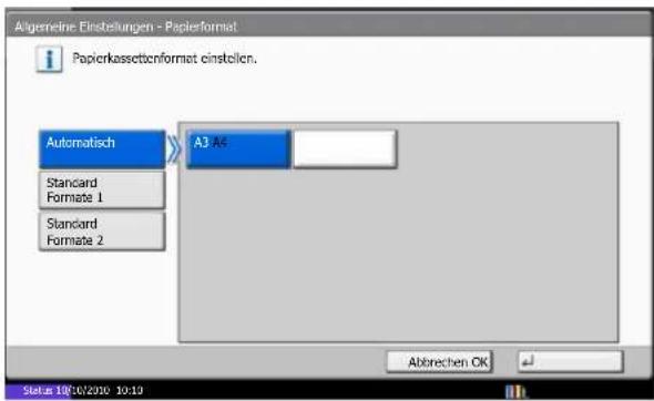 Utax CD 1445 - Kassette für Fax-Empfang festlegen - 1