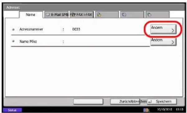 Utax CD 1445 - Gruppen anlegen - 1