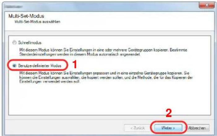 Utax 7056i - Daten ins Adressbuch schreiben - 2