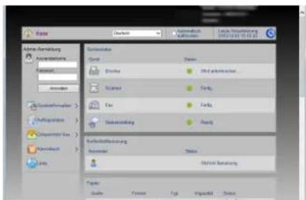 Utax 7056i - Einstellungen über die webbasierte Schnittstelle ändern (Embedded Web Server RX) - 1