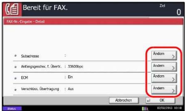 Utax 5505ci - Detaillierte Einstellungen - 1