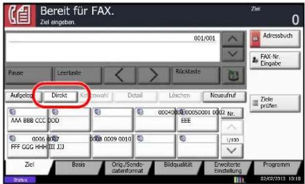 Utax 5505ci - Tippen Sie auf [OK]. - 1