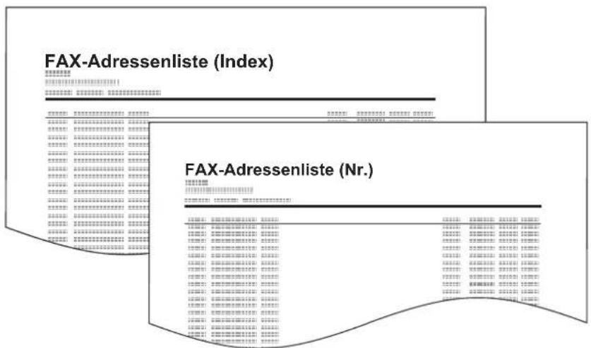 Utax 5505ci - Adressliste drucken - 1