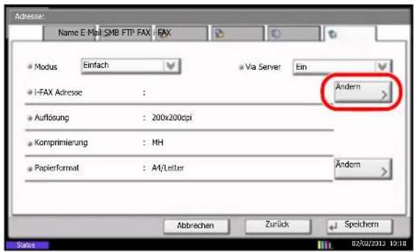 Utax 4505ci - Tippen Sie auf [i-FAX]. - 1