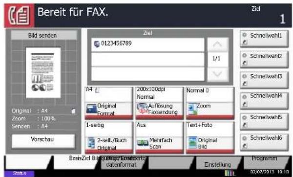 Utax 4505ci - Hinterlegte Funktionen ändern - 3