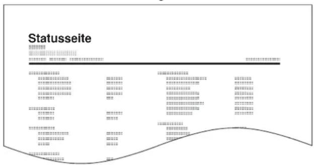 Utax 4505ci - Statusseite - 1