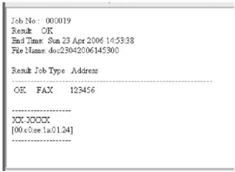 Utax 4505ci - Bericht des Fax-Empfangsergebnisses per E-Mail versenden - 1