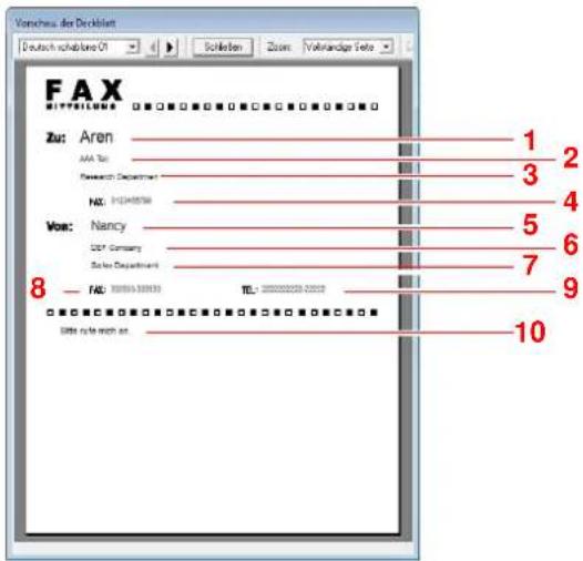 Utax 4505ci - Über Deckblätter - 1
