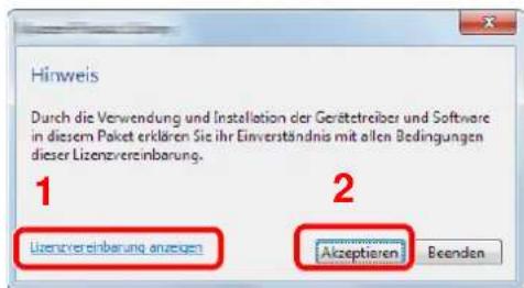 Utax 3561i - Anzeige aufrufen. - 1