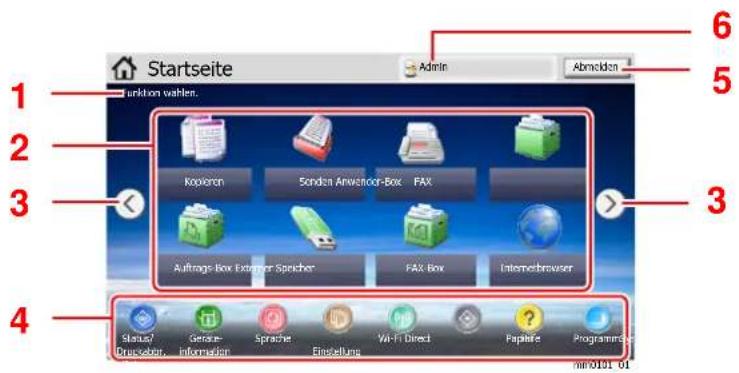 Utax 3561i - → Startseite bearbeiten (Seite 2-15) - 1