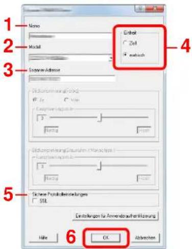 Utax 3561i - TWAIN-Treiber konfigurieren. - 1