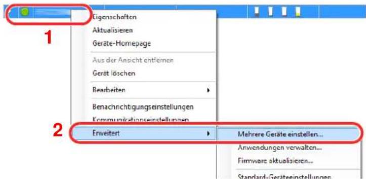 Utax 3561i - Daten ins Adressbuch schreiben - 1