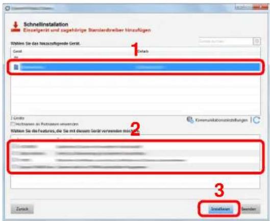 Utax 3561i - Software installieren. - 1
