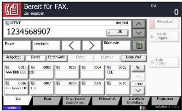 Utax 3505ci - Tippen Sie auf [OK]. - 1