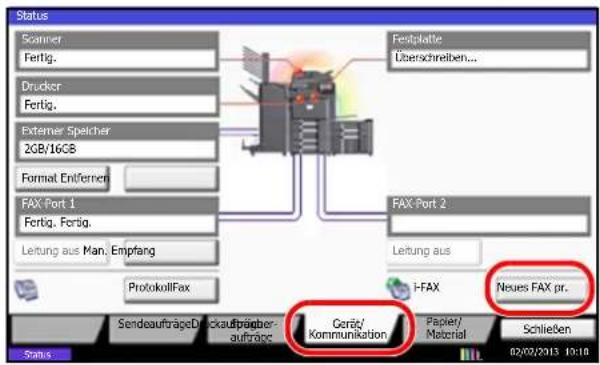 Utax 3505ci - Manueller i-FAX Empfang - 1
