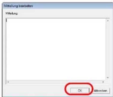 Utax 3505ci - Mitteilung bearbeiten. - 1