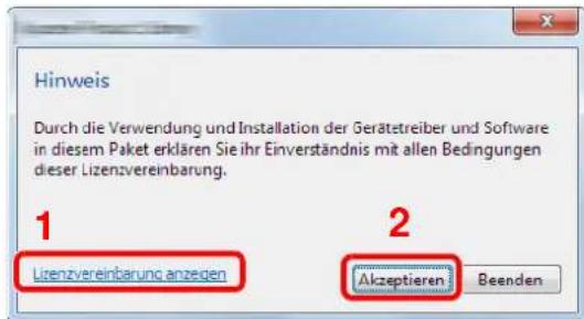Utax 3061i - Anzeige aufrufen. - 1