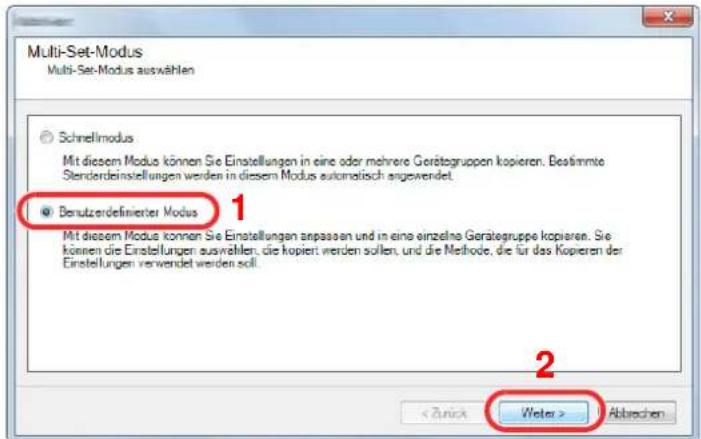 Utax 3061i - Daten ins Adressbuch schreiben - 2