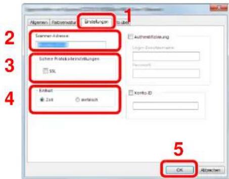Utax 3061i - WIA-Treiber konfigurieren. - 1