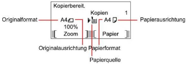 Utax 1856 - Anzeige für Originale und Papier - 1