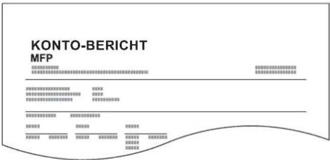Utax 1856 - Konto-Bericht - 1