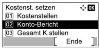 Utax 1856 - Bericht ausdrucken. - 1