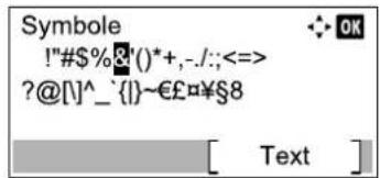 Utax 1856 - Zeicheneingabe - 5