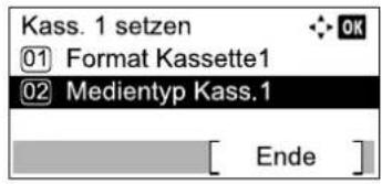 Utax 1856 - Medientyp wählen. - 1