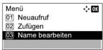 Utax 1856 - Programmnamen bearbeiten. - 1