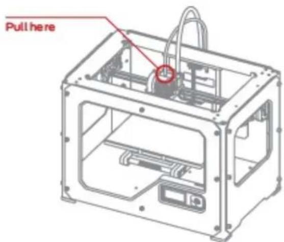 MakerBot Replicator 2 MB1036 - Nehmen Sie das Filament-Gleitrohr - 2