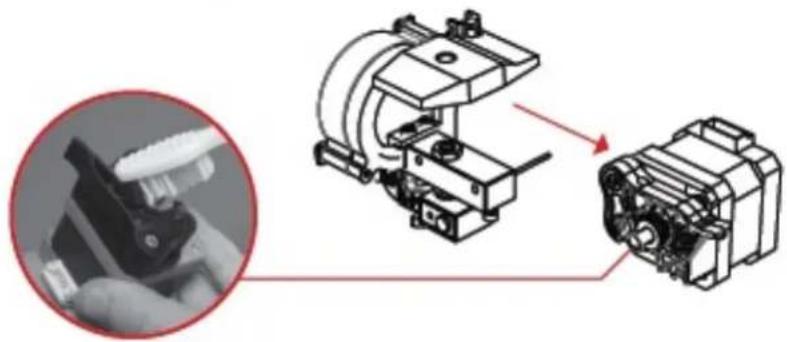 MakerBot Replicator 2 MB1036 - Reinigung des Antriebsrads - 3