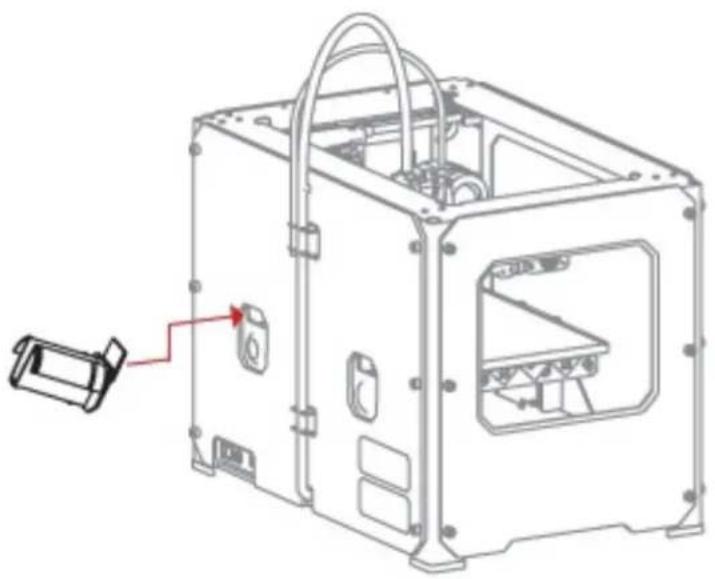 MakerBot Replicator 2 MB1036 - Installieren der Spulen-Halterung - 1