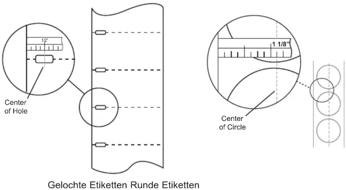 PRIMERA LX400e - Gelochte Etiketten - 1