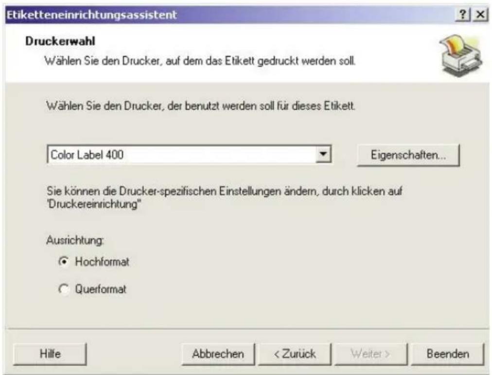 PRIMERA LX400e - Erstellen eines Etiketts - 2