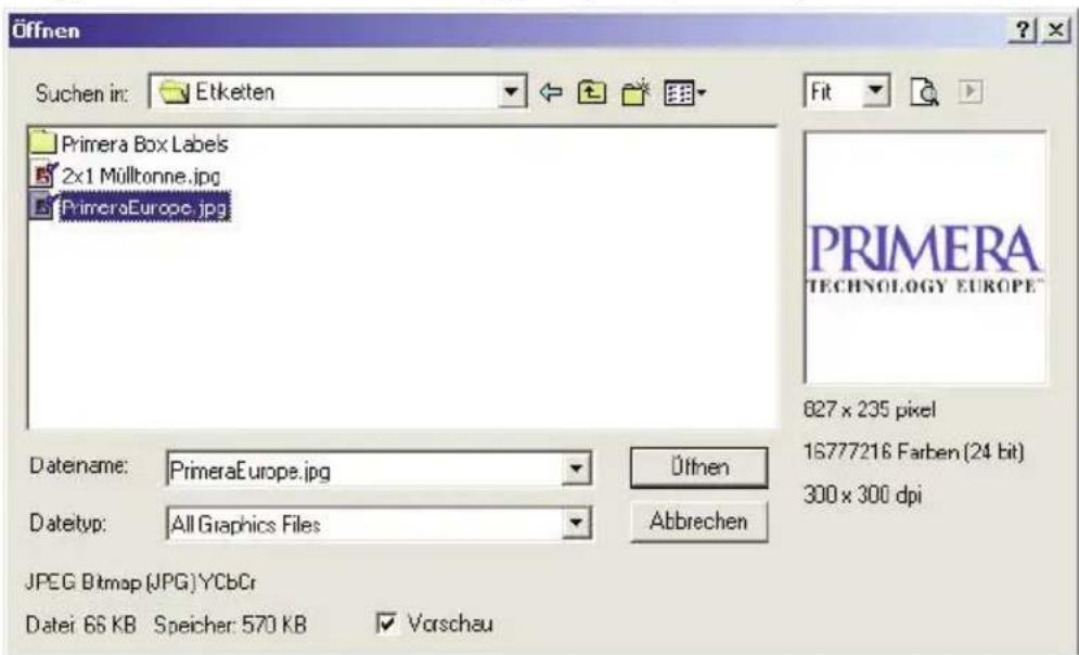 PRIMERA LX400e - Jetzt fügen wir einen Strichcode ein - 3