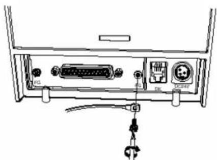 EPSON TM-T88IIP - Masseanschluß des Druckers - 1