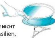 BAUKNECHT MW 79 IN - LEGEN SIE DIE SPEISEN DIREKT AUF DIE CRISP-PLATTE. - 1