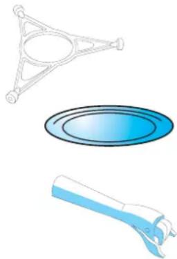 BAUKNECHT EMCP 9238 PT - Drehtellerauflage. - 1