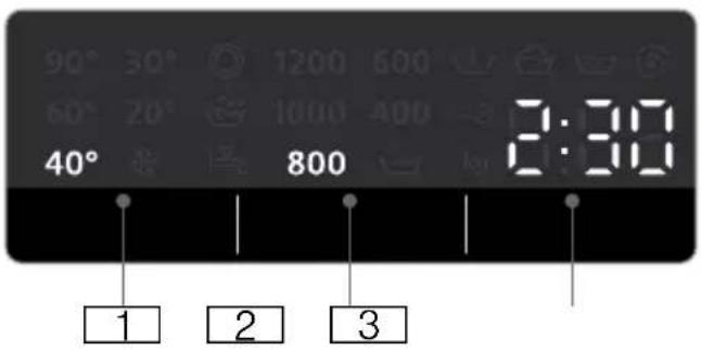 SIEMENS WM16W4C1 - Anzeigefeld - 1