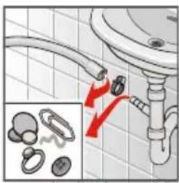 SIEMENS WM14Y54A - Ablaufschlauch am Siphon verstopft - 1