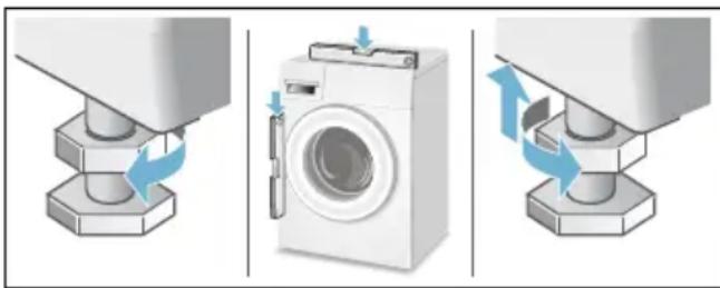 SIEMENS WM14Q4S20 - ■ Ablauf in ein Kunststoffrohr mit Gummimuffe oder einen Gully - 2