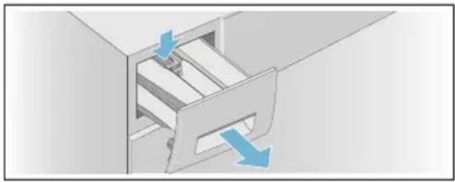 SIEMENS WM14N2G0 - Waschmittelschublade und deren Gehäuse - 1