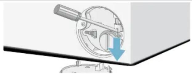 SIEMENS WM14N2G0 - Soll die Wäsche entnommen werden, kann das Einfüllfenster wie nachfolgend beschrieben geöffnet werden: - 1