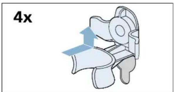 BOSCH WIW28440 - Transportsicherungen einbauen: - 2