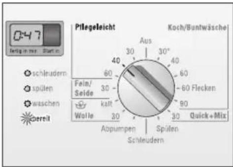 BOSCH WFO2892 - AnzeigeundTaste Startin - 1