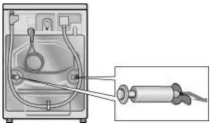 BOSCH WFG100A - Transportsicherungen vorbereiten und einbauen - 1