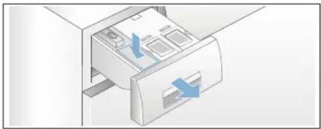 BOSCH WAYH2840 - Waschmittel dosieren und einfüllen: - 1