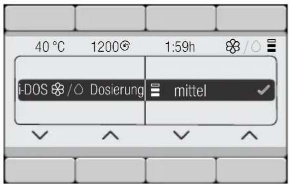 BOSCH WAYH2840 - Auswahl des Dosierbehälters und der Dosierstärke über i-DOS-Taste - 1