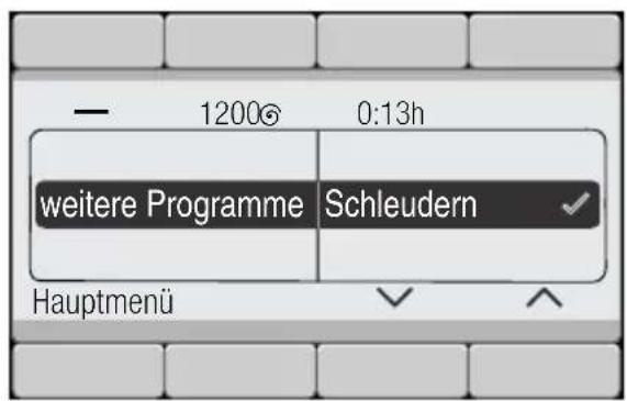 BOSCH WAY287W5 - weitere Programme gewählt - 1